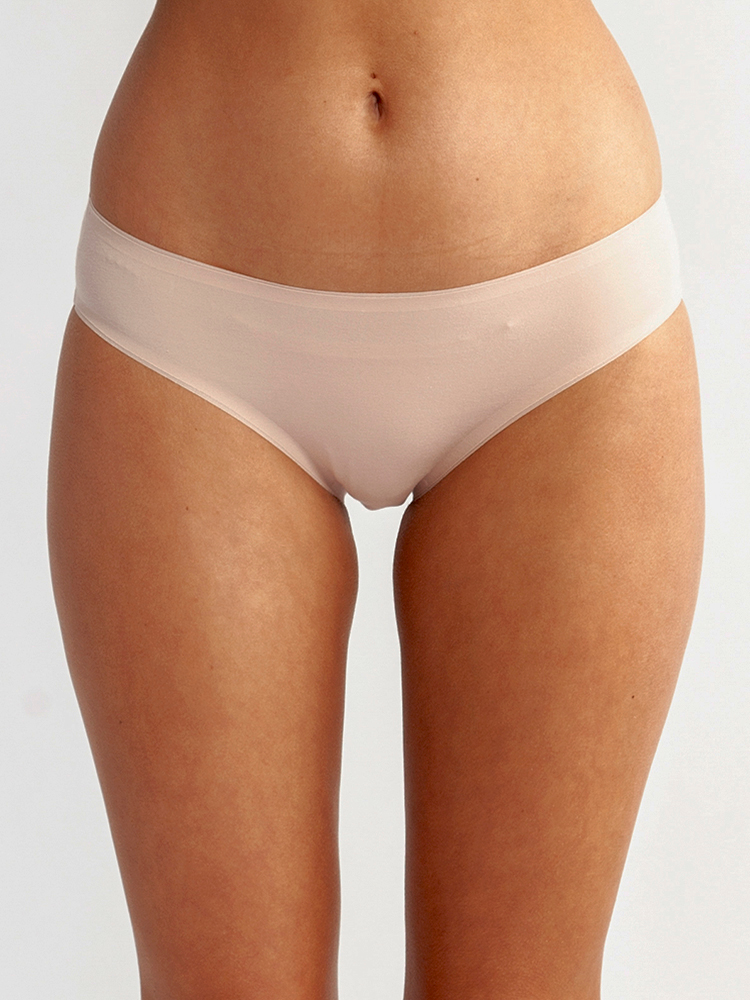 No Sew, No Show Cotton Bonded Bikini Brief