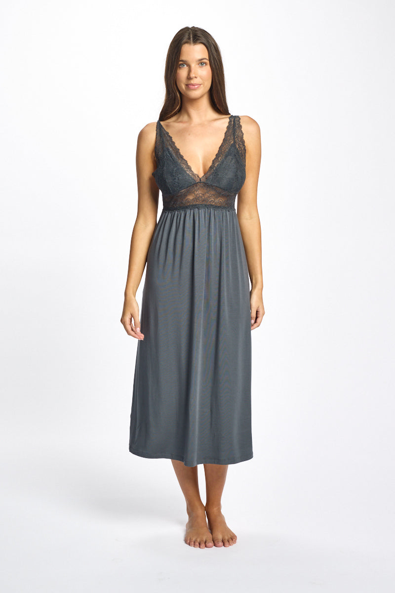 Butterfly Modal Long Nightdress Monument