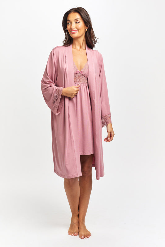 Butterfly Robe Mulberry