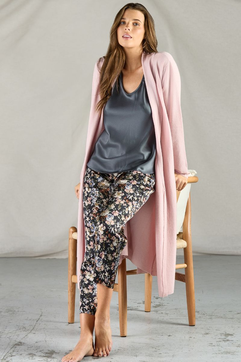 Cashmere Robe Blush